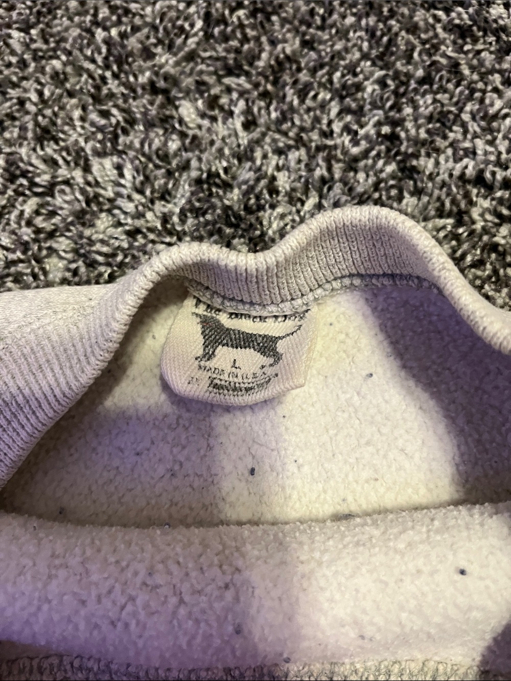 The Black Dog Gray Crewneck Sweatshirt with Black Dog Graphic - Picture 2 of 3